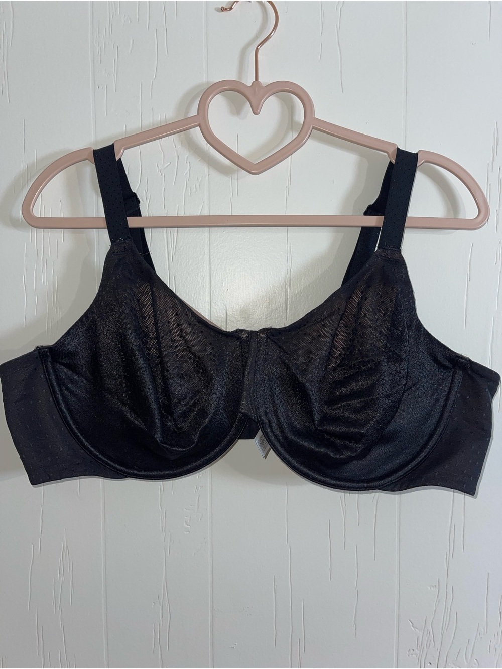 Wacaol bra size 42d Black Underwire Full Coverage Bra 855303